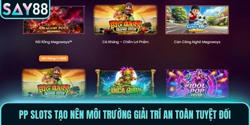 PP Slots - Thiên Đường Nổ Hũ, Săn Thưởng Không Giới Hạn 2 PP Slots tạo nên môi trường giải trí an toàn tuyệt đối